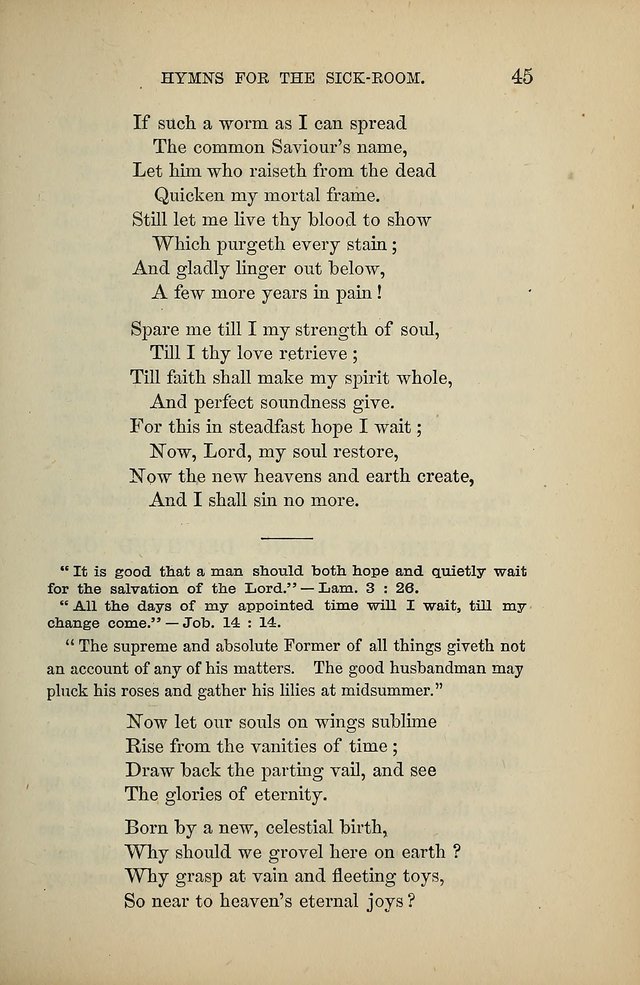 Hymns for the Sick-Room page 45