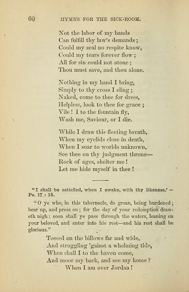 Hymns for the Sick-Room page 60