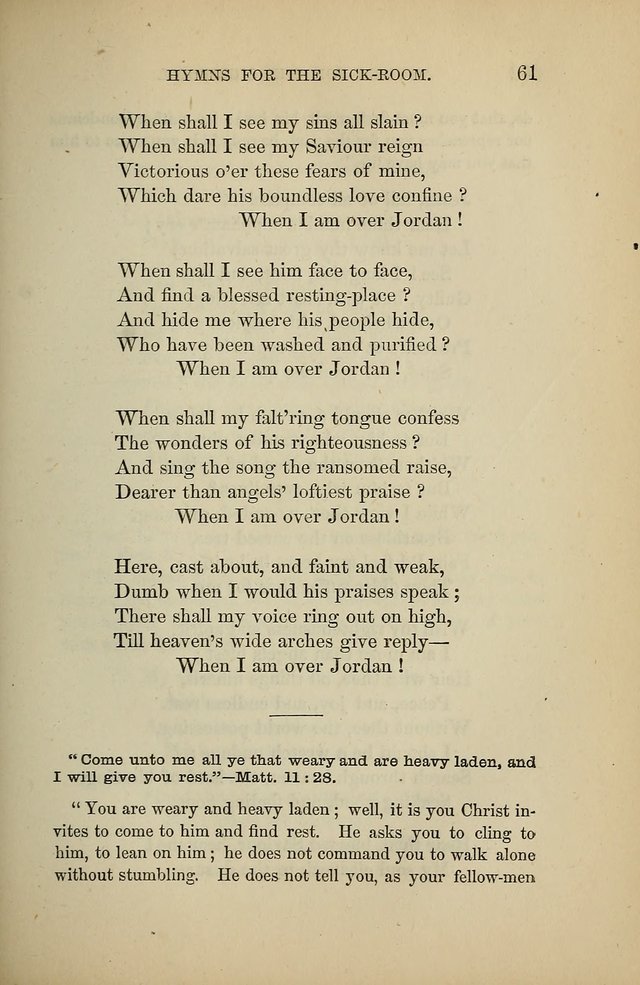 Hymns for the Sick-Room page 61