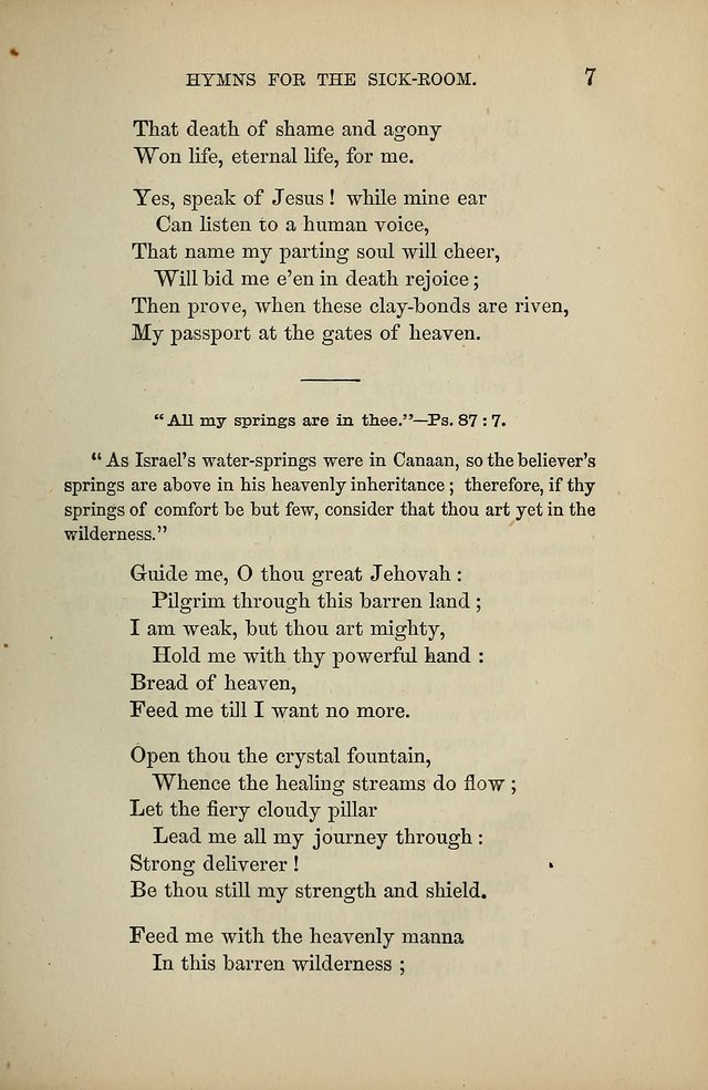 Hymns for the Sick-Room page 7