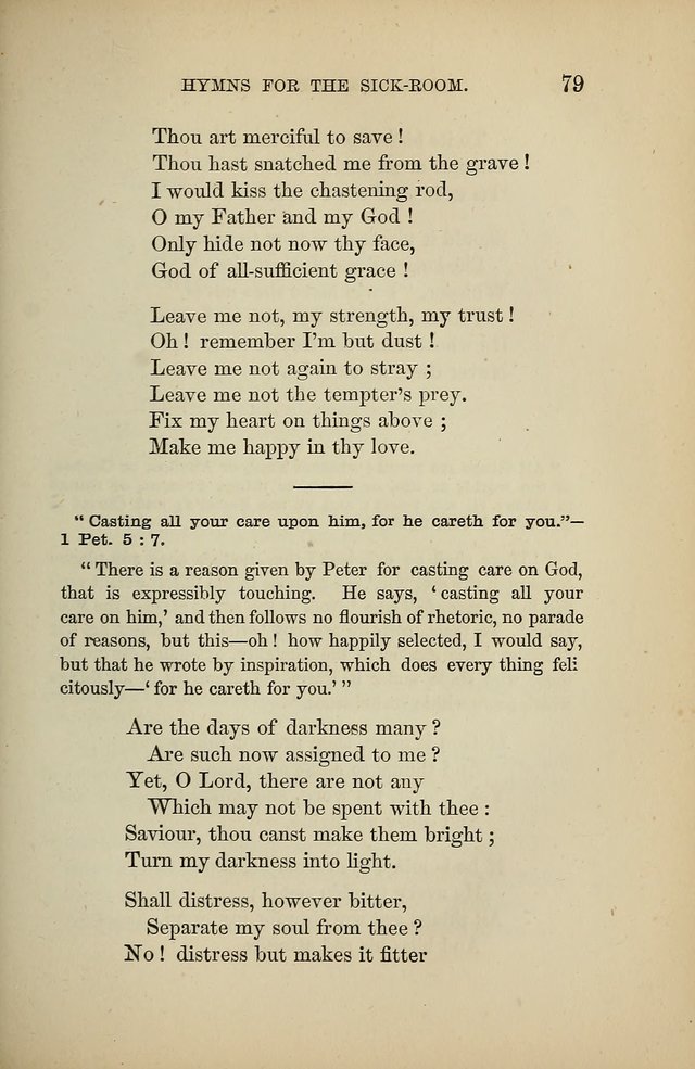 Hymns for the Sick-Room page 79
