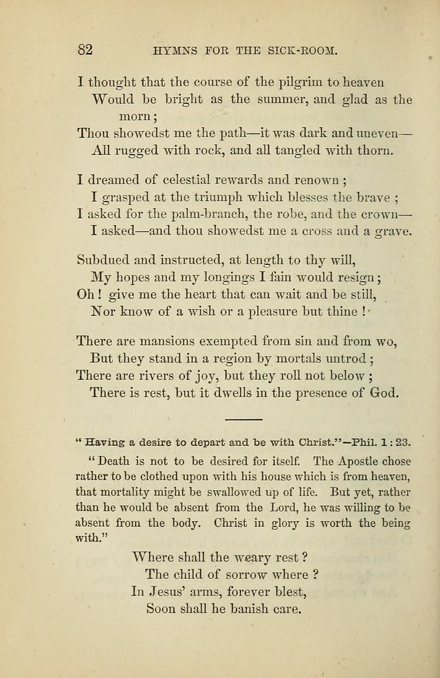Hymns for the Sick-Room page 82