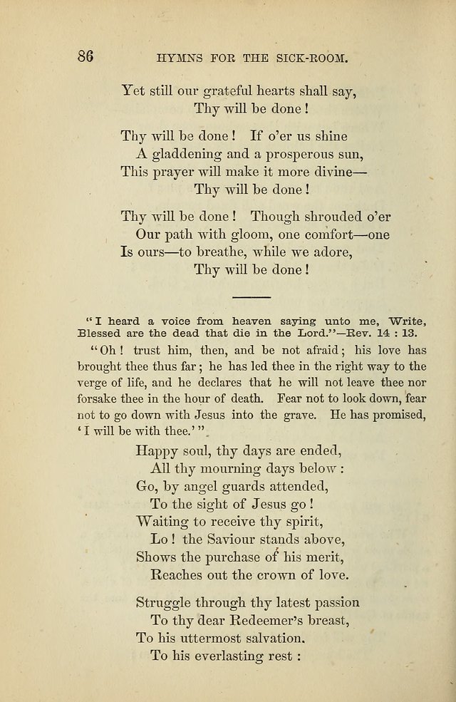Hymns for the Sick-Room page 86