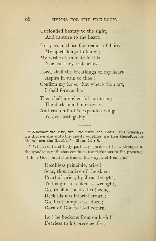 Hymns for the Sick-Room page 88