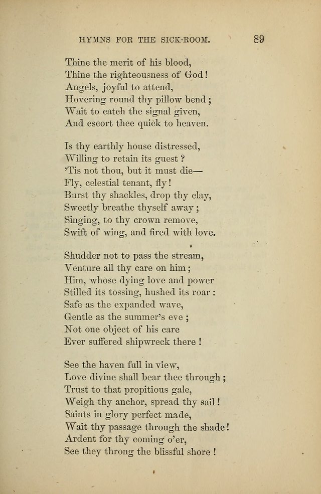 Hymns for the Sick-Room page 89