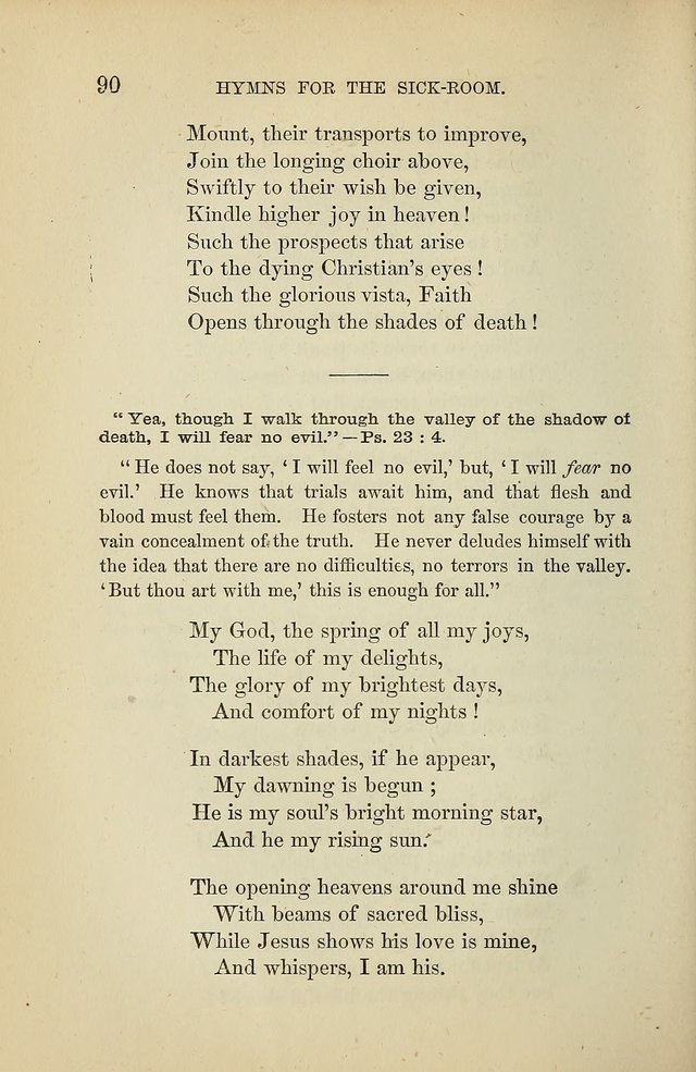 Hymns for the Sick-Room page 90