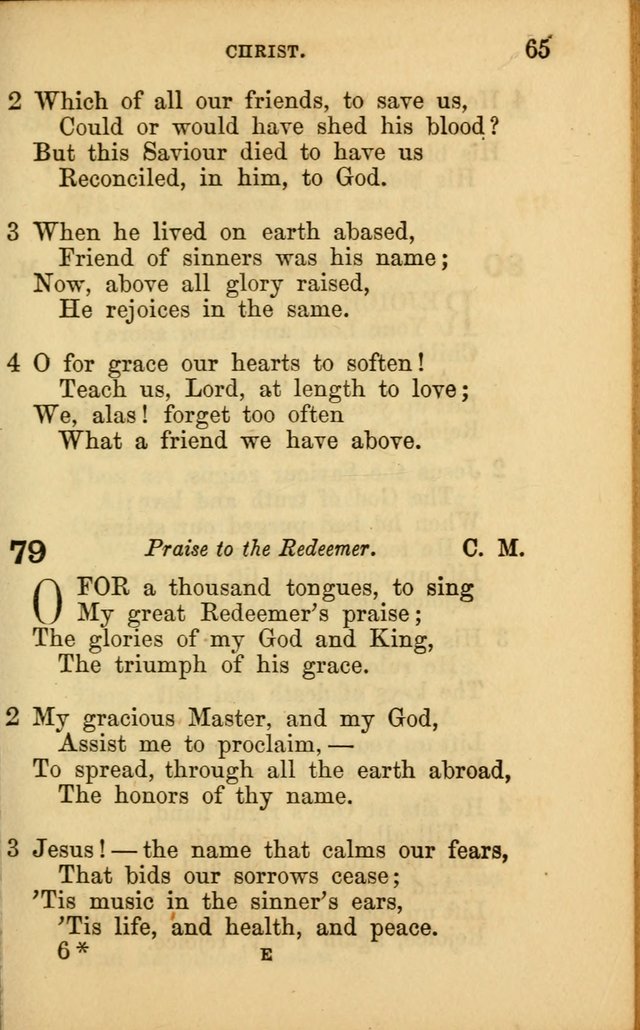 Hymns for Sunday Schools page 65