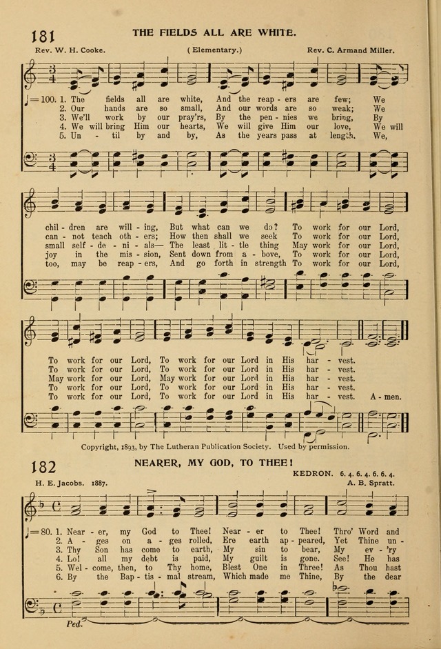 Hymnal for the Sunday School page 169