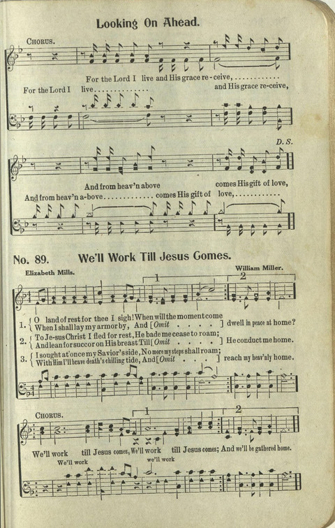 Hosannas: for Sunday Schools, conventions, etc., and generatl use in Christian work and worship page 89