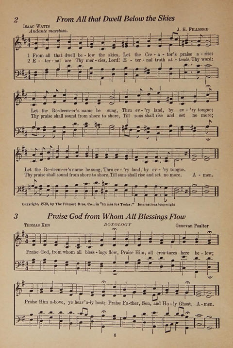 Hymns for Today: for Sunday Schools, Young People