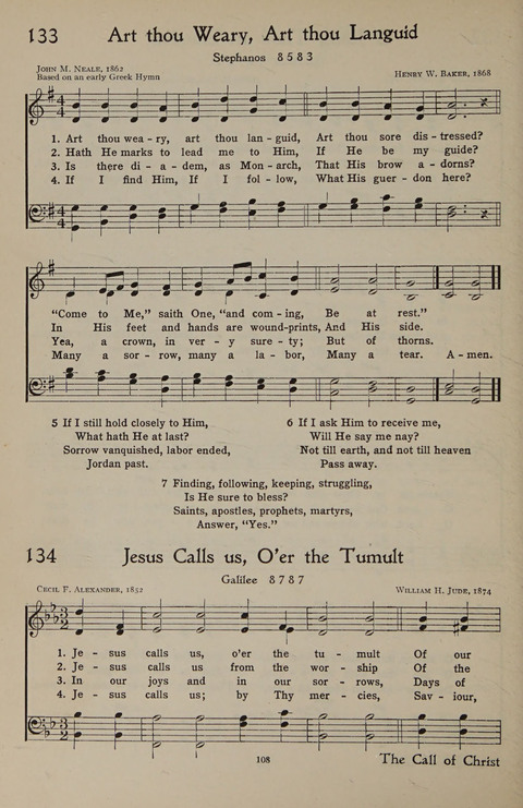 The Hymnal for Young People page 108