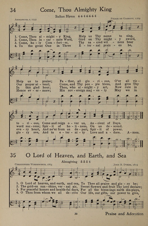 The Hymnal for Young People page 30