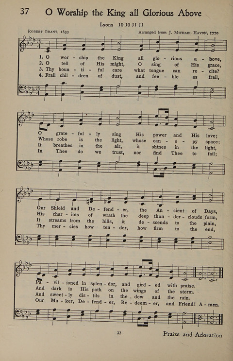 The Hymnal for Young People page 32