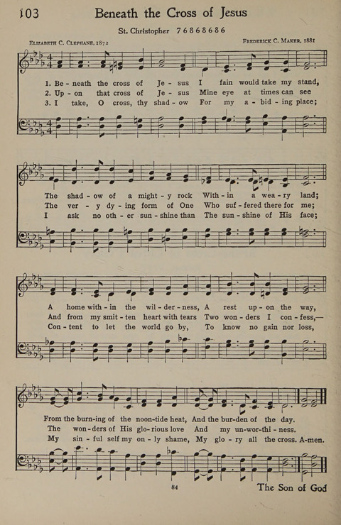 The Hymnal for Young People page 84