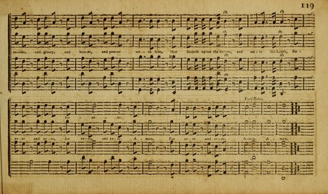 Harmonia Americana: containing a concise introduction to the grounds of music; with a variety of airs, suitable fore divine worship and the use of musical societies; consisting of three and four parts page 124