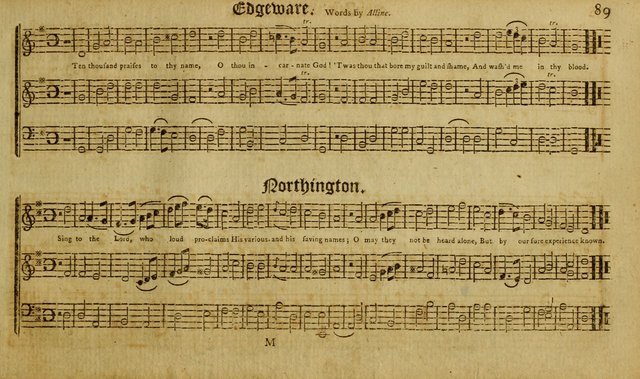 Harmonia Americana: containing a concise introduction to the grounds of music; with a variety of airs, suitable fore divine worship and the use of musical societies; consisting of three and four parts page 94