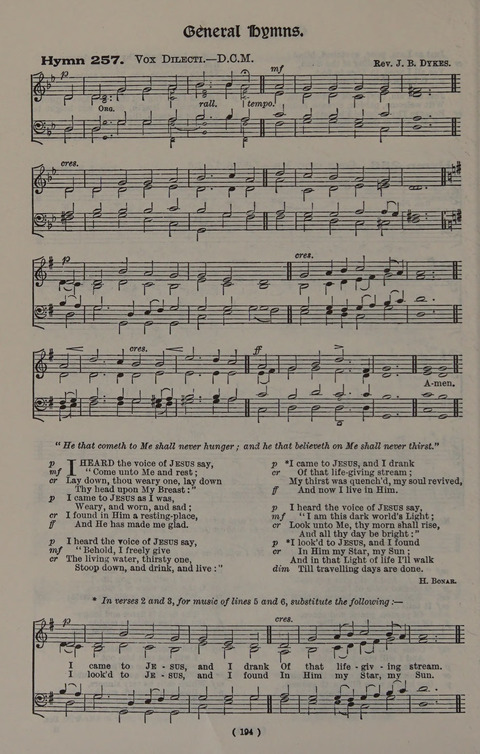 Hymns Ancient and Modern (Standard ed.) page 194