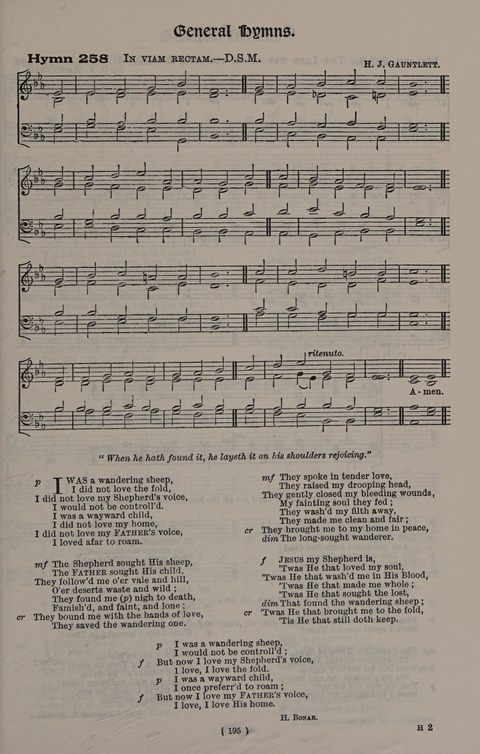 Hymns Ancient and Modern (Standard ed.) page 195