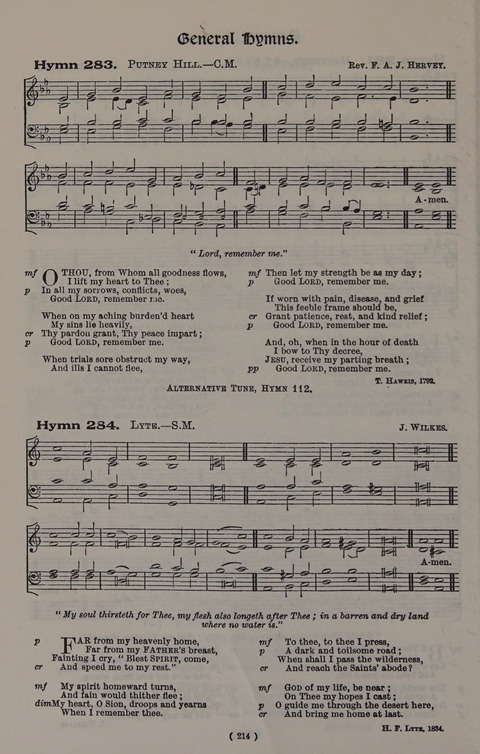 Hymns Ancient and Modern (Standard ed.) page 214