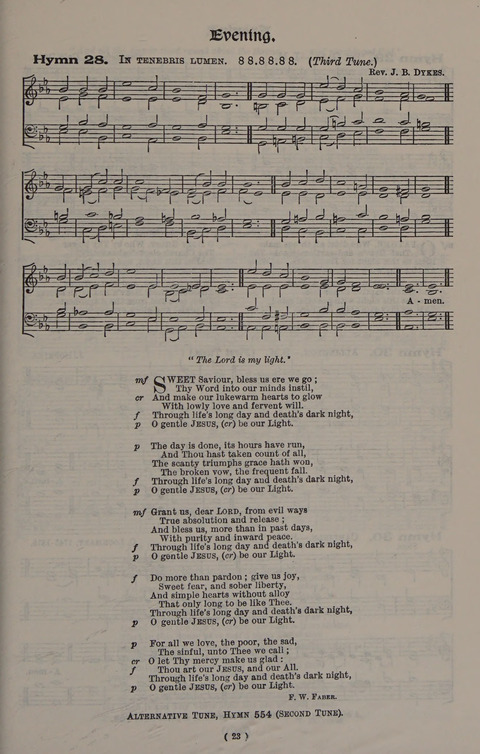 Hymns Ancient and Modern (Standard ed.) page 23