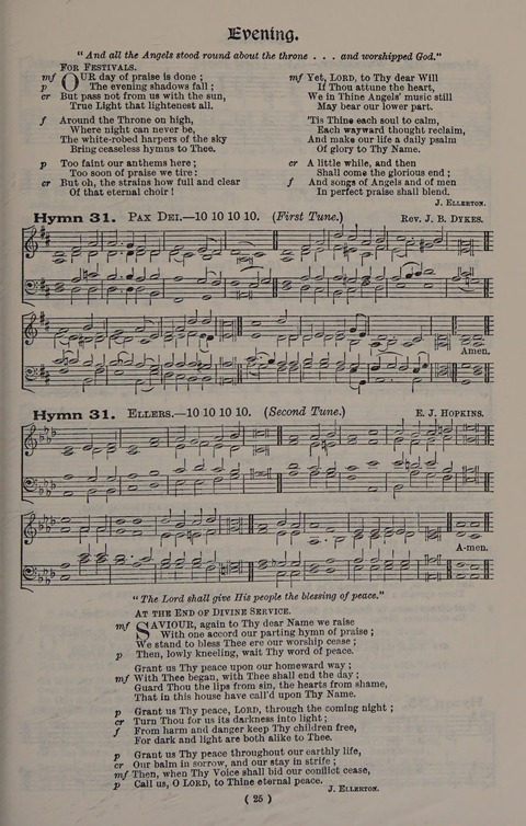 Hymns Ancient and Modern (Standard ed.) page 25