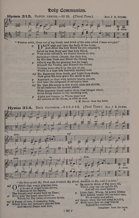 Hymns Ancient and Modern (Standard ed.) page 257