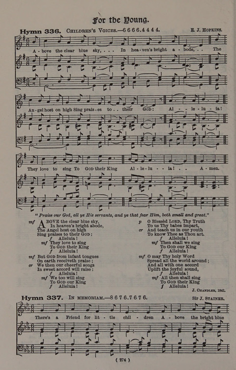 Hymns Ancient and Modern (Standard ed.) page 274