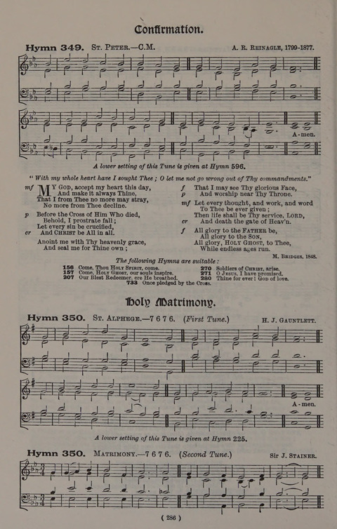 Hymns Ancient and Modern (Standard ed.) page 286