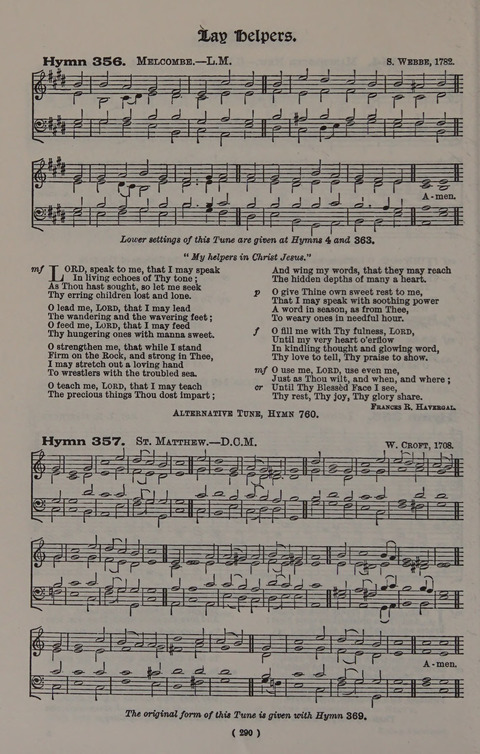 Hymns Ancient and Modern (Standard ed.) page 290