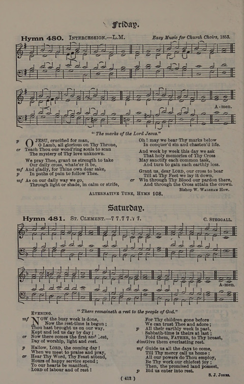 Hymns Ancient and Modern (Standard ed.) page 412