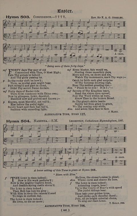 Hymns Ancient and Modern (Standard ed.) page 441