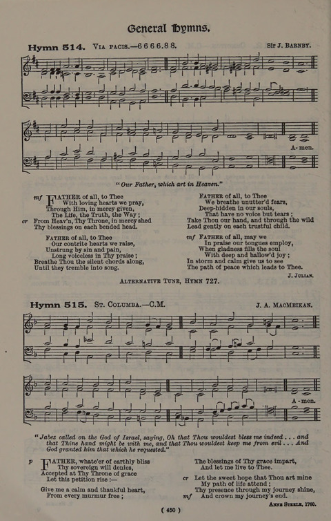 Hymns Ancient and Modern (Standard ed.) page 450
