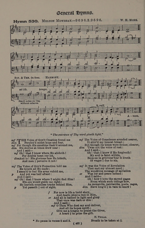 Hymns Ancient and Modern (Standard ed.) page 462