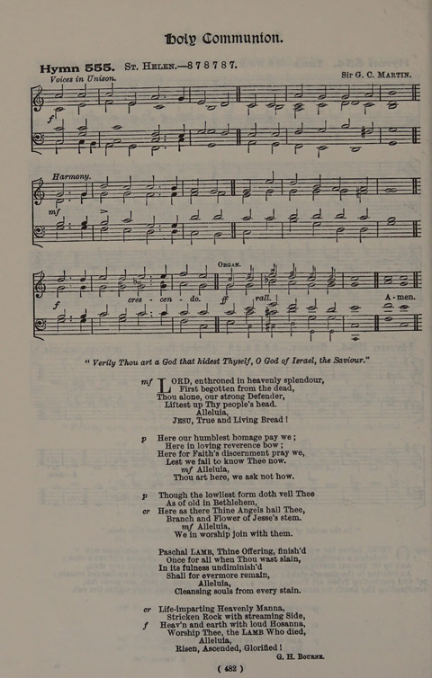 Hymns Ancient and Modern (Standard ed.) page 482