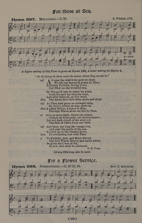 Hymns Ancient and Modern (Standard ed.) page 512