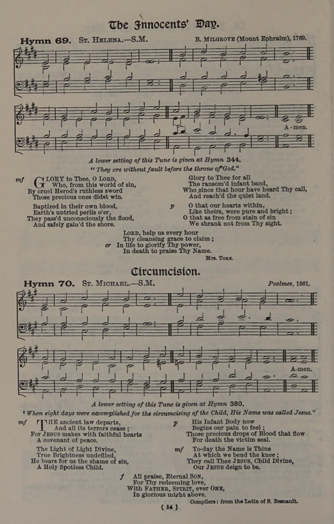 Hymns Ancient and Modern (Standard ed.) page 54