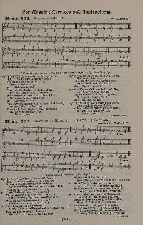 Hymns Ancient and Modern (Standard ed.) page 541
