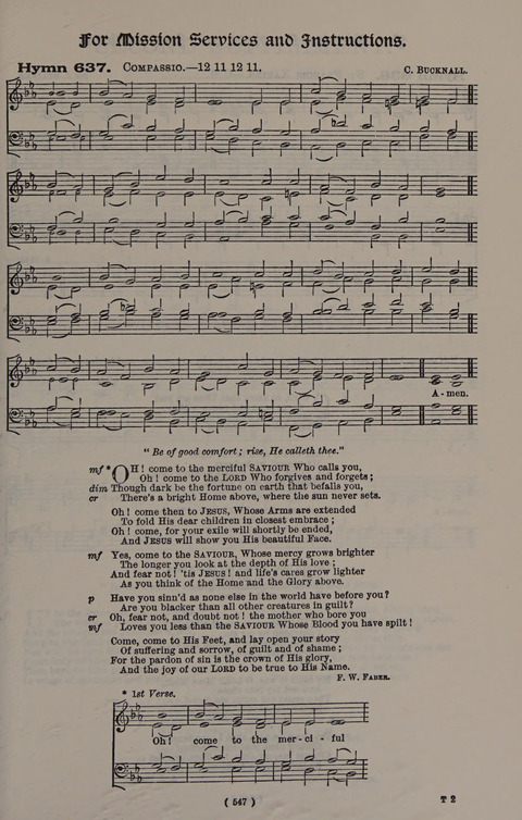 Hymns Ancient and Modern (Standard ed.) page 547