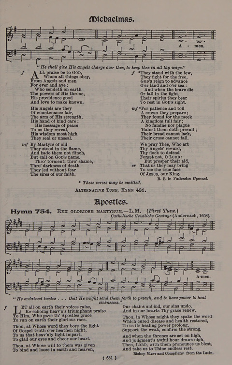 Hymns Ancient and Modern (Standard ed.) page 651