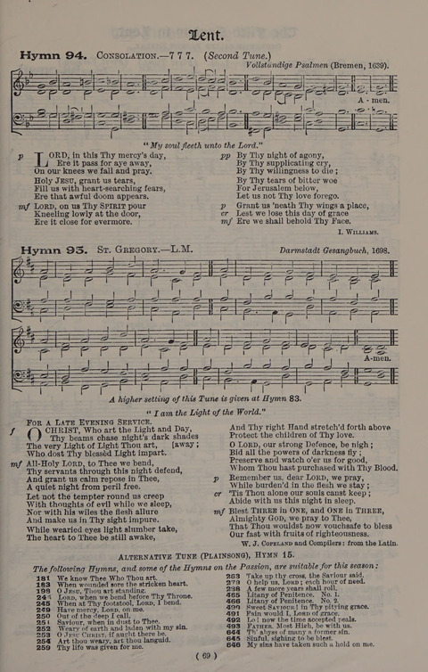 Hymns Ancient and Modern (Standard ed.) page 69