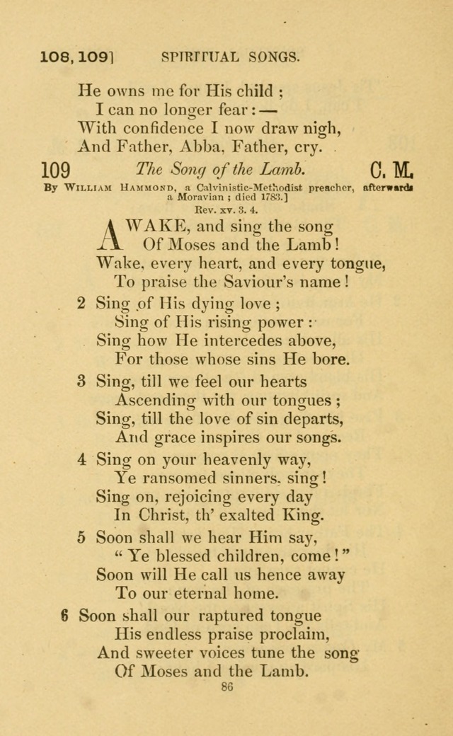 Hymns for all Christians page 101