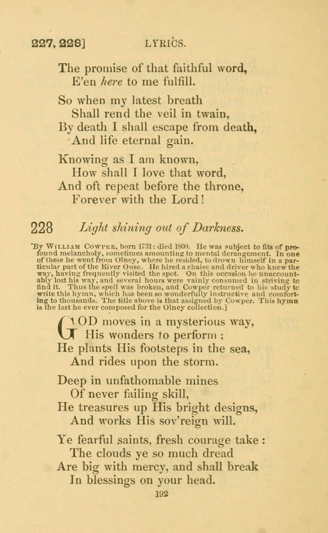 Hymns for all Christians page 207