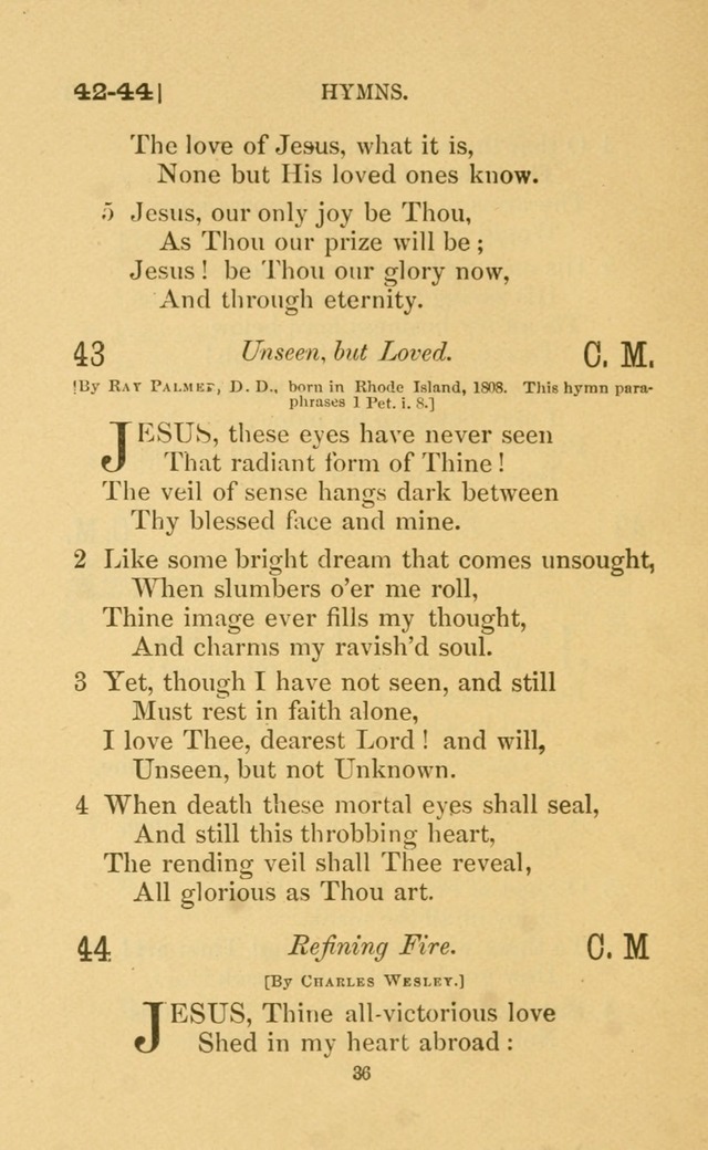 Hymns for all Christians page 51