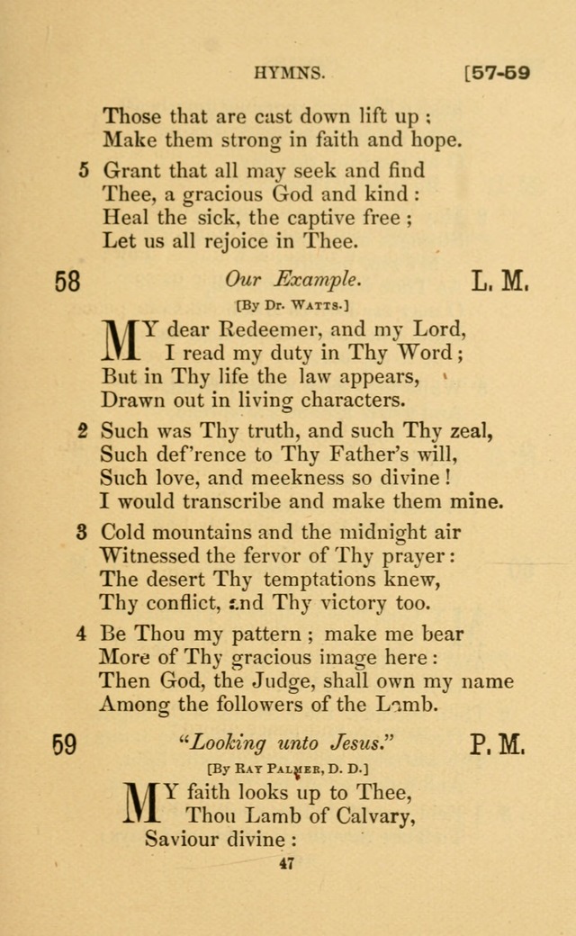 Hymns for all Christians page 62