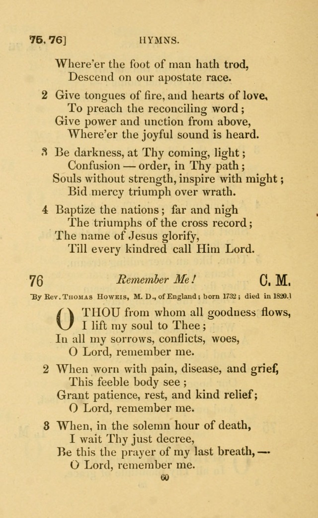 Hymns for all Christians page 75