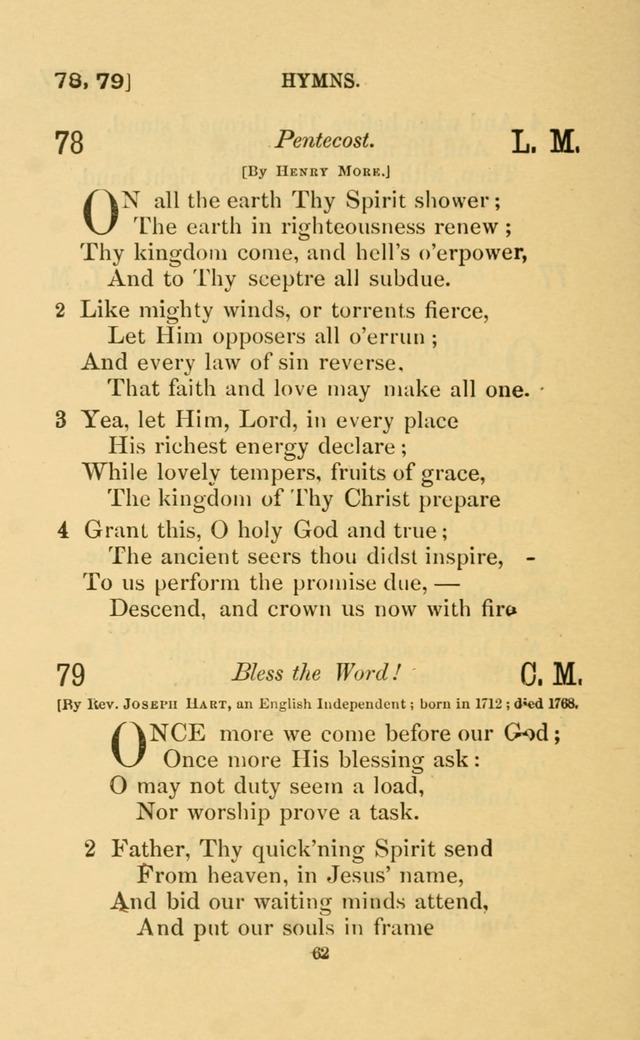 Hymns for all Christians page 77