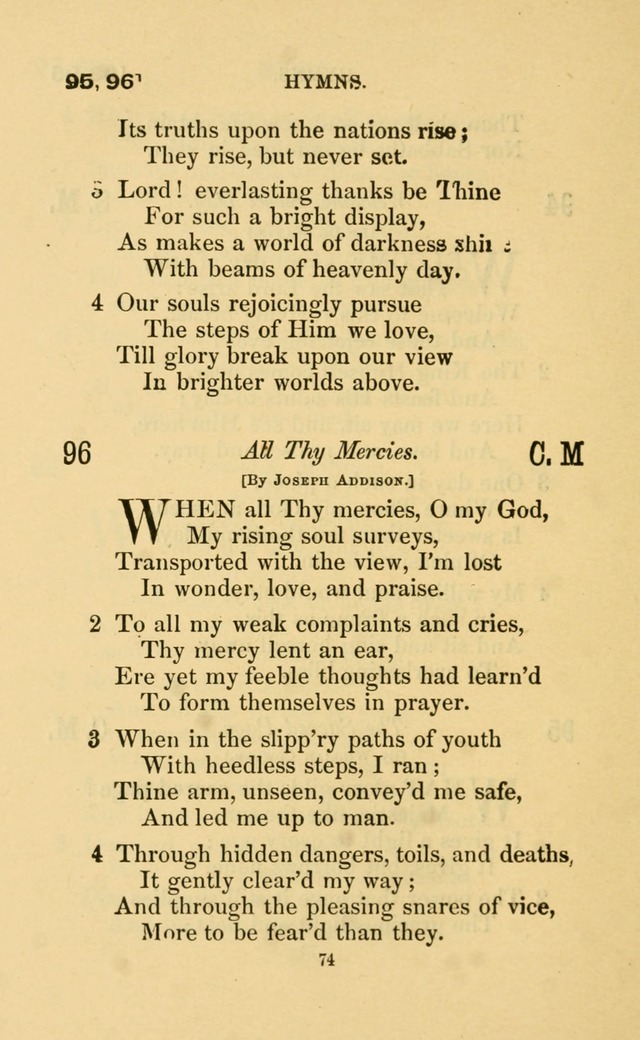 Hymns for all Christians page 89