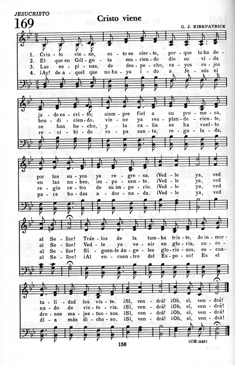 Himnario Adventista: para uso en el culto divino page 156