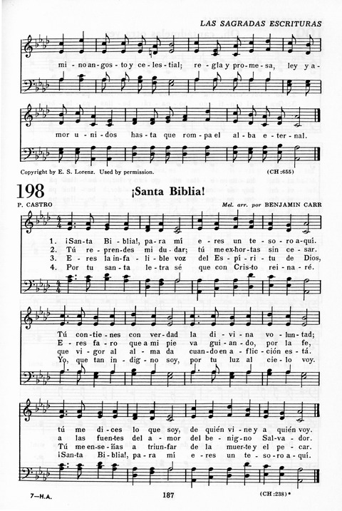 Himnario Adventista: para uso en el culto divino page 187