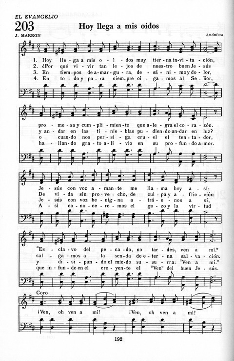 Himnario Adventista: para uso en el culto divino page 192